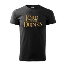  Póló The Lord of the Drinks mintával - Fekete XXL méretben ajándéktárgy