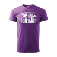 Póló The rodfather mintával - Lila XL méretben ajándéktárgy