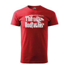  Póló The rodfather  mintával Piros XL egyedi ajándék