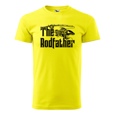  Póló The rodfather  mintával Sárga 3XL egyedi ajándék