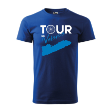 Póló Tour de Velence mintával - Kék XXXL méretben ajándéktárgy