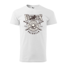 Póló Vikings mintával - Fehér XXXL méretben ajándéktárgy