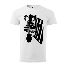  Póló Zebra  mintával Magenta 3XL egyedi ajándék