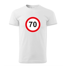polofun.hu 70. születésnap, KRESZ tábla férfi póló