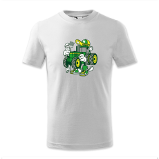 polofun.hu Absztrakt zöld traktor