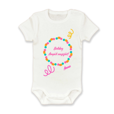 polofun.hu Boldog anyák napját, színes pöttyös kombidressz, body