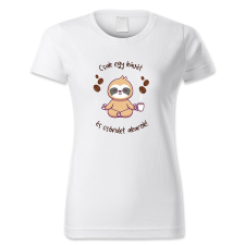 polofun.hu Csak egy kávét és csöndet akarok női póló