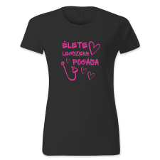 polofun.hu Élete legszebb fogása, horog, szívecske női póló