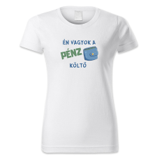 polofun.hu Én vagyok a pénzköltő, pénztárca női póló