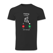 polofun.hu Fishing is calling and I must go! férfi póló