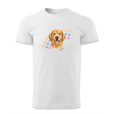 polofun.hu Golden retriever, szívecskés, Muki