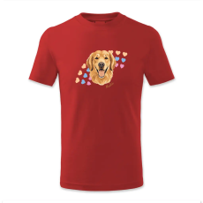 polofun.hu Golden retriever, szívecskés, Muki