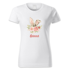 polofun.hu Hanna, nyuszifül, virág, Húsvét