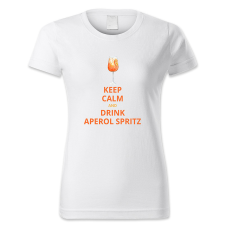 polofun.hu Keep calm and drink aperol spritz női póló