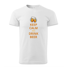 polofun.hu Keep calm and drink beer férfi póló