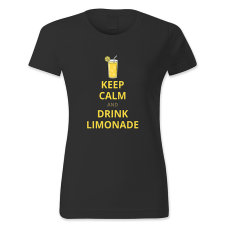 polofun.hu Keep calm and drink limonade női póló