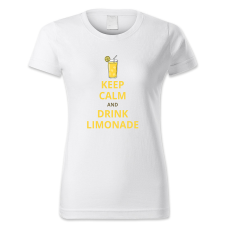 polofun.hu Keep calm and drink limonade női póló