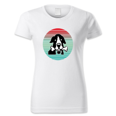 polofun.hu Kutya csonttal a szájában, retró