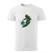 polofun.hu Légdeszkázó asztronauta férfi póló