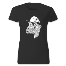 polofun.hu Majom baseball sapkában 2 női póló