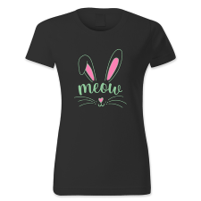 polofun.hu Meow, nyuszis női póló