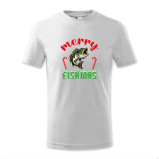 polofun.hu Merry Fishmas, halas, Karácsony gyerek póló