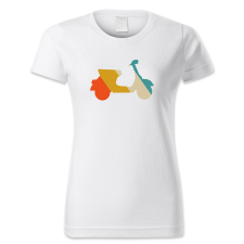 polofun.hu Moped, retró női póló