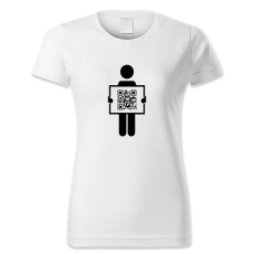 polofun.hu QR kódos tábla emberrel