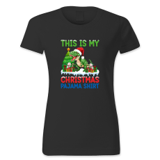 polofun.hu This is my Christmas pajama shirt, dínós alvós póló, Karácsony