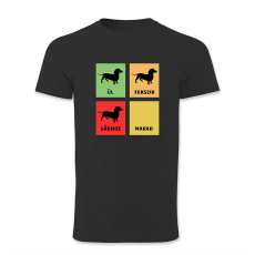 polofun.hu Ül, fekszik, lábhoz, marad! Tacskó/férfi