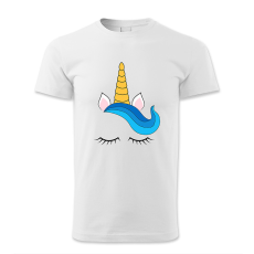 polofun.hu Unikornis fej kék hajjal