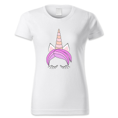 polofun.hu Unikornis fej rózsaszín hajjal
