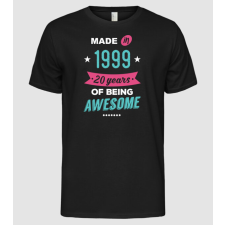Pólómánia 20 years of being awesome made in 1999 - Férfi Alap póló férfi póló