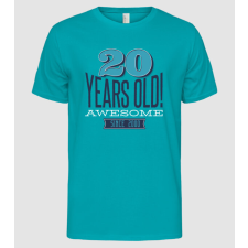 Pólómánia 20 years old awesome since 2000 - Férfi Alap póló férfi póló