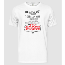 Pólómánia 3 oldalam van - hegesztő - Férfi Alap póló