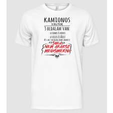 Pólómánia 3 oldalam van - kamionos - Férfi Alap póló férfi póló