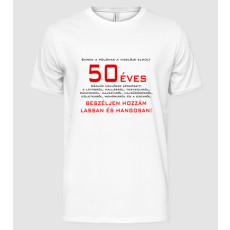 Pólómánia 50_elmult - Férfi Alap póló