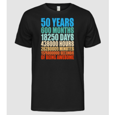 Pólómánia 50 years of being awesome - Férfi Alap póló férfi póló