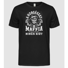 Pólómánia A horgászat olyan mint a maffia-01 - Férfi Alap póló