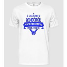 Pólómánia A legjobb rendőrök októberben születnek - Férfi Alap póló