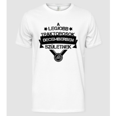 Pólómánia A legjobb traktorosok decemberben születnek - Férfi Alap póló