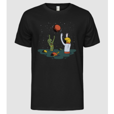 Pólómánia Alien és Asztronauta Játék - Férfi Alap póló férfi póló