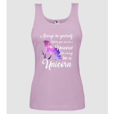 Pólómánia Always be UNICORN - Női Top női póló