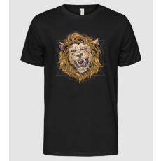 Pólómánia angry lion - Férfi Alap póló