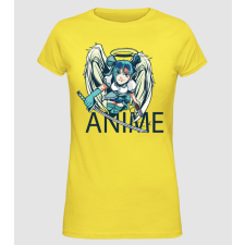 Pólómánia Anime Lány Karddal - Női Alap póló női póló
