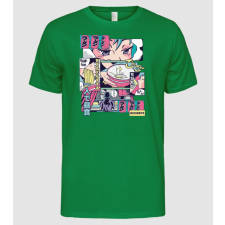 Pólómánia Anime Vaporwave Ramen - Férfi Alap póló férfi póló