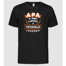 Pólómánia APA a férfi a mítosz, a tetováló - Férfi Alap póló