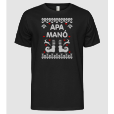 Pólómánia Apa Manó ugly sweater - Férfi Alap póló