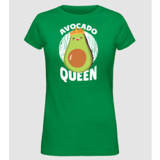 Pólómánia Avocado Queen Avokádó királynő - Női Alap póló