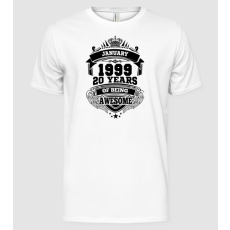 Pólómánia Awesome being of 20 years 1999 JANUÁR - Férfi Alap póló